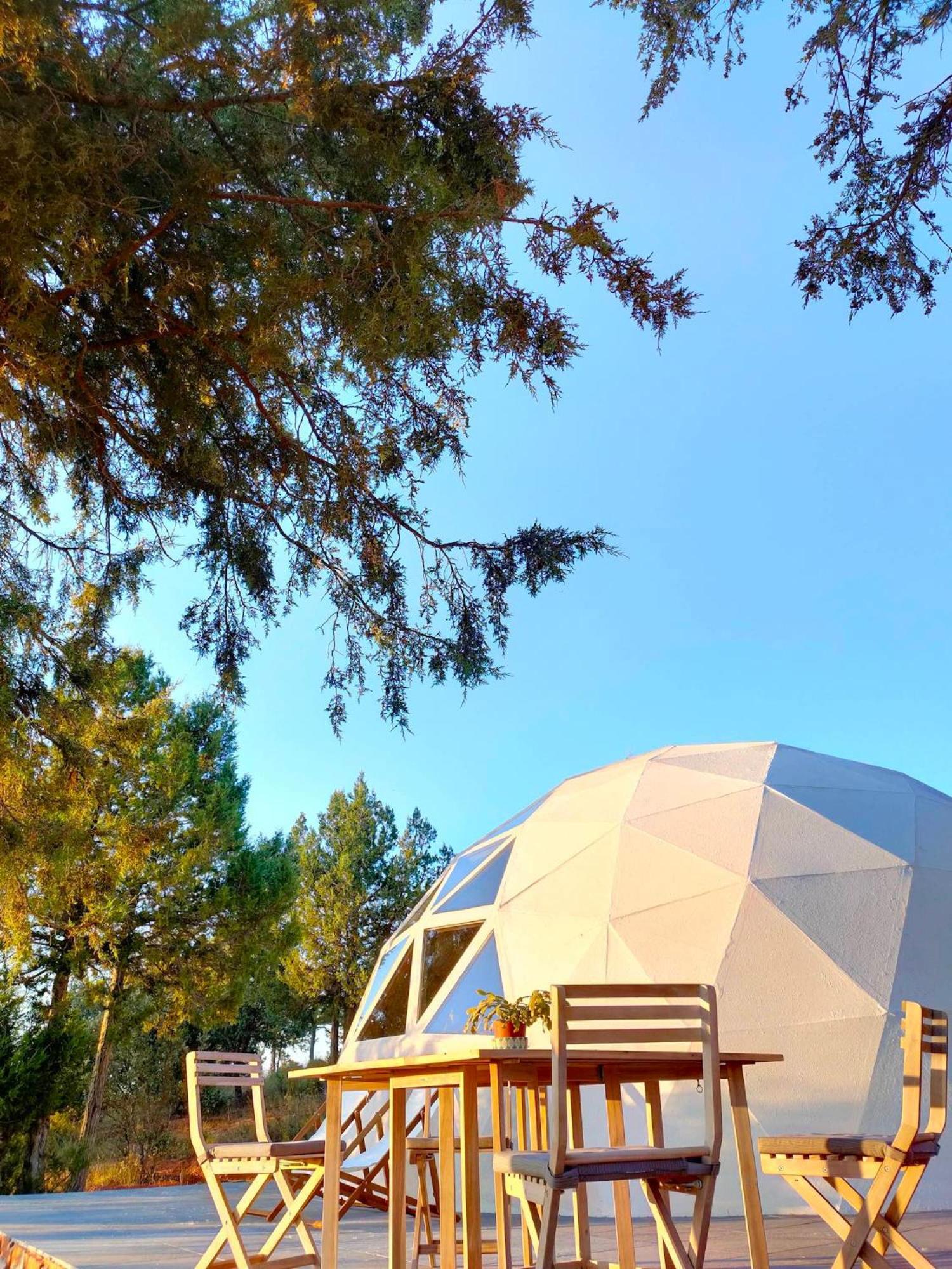 فيلا Miradomos Glamping Rural Lodares de Osma المظهر الخارجي الصورة